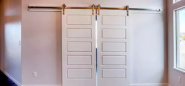 Glass Barn Door with Installation Hardware Kit Victoria